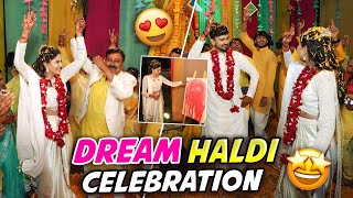 Shikha's HALDI CEREMONY 🔥 :- Shikha's wedding vlog #13 day4