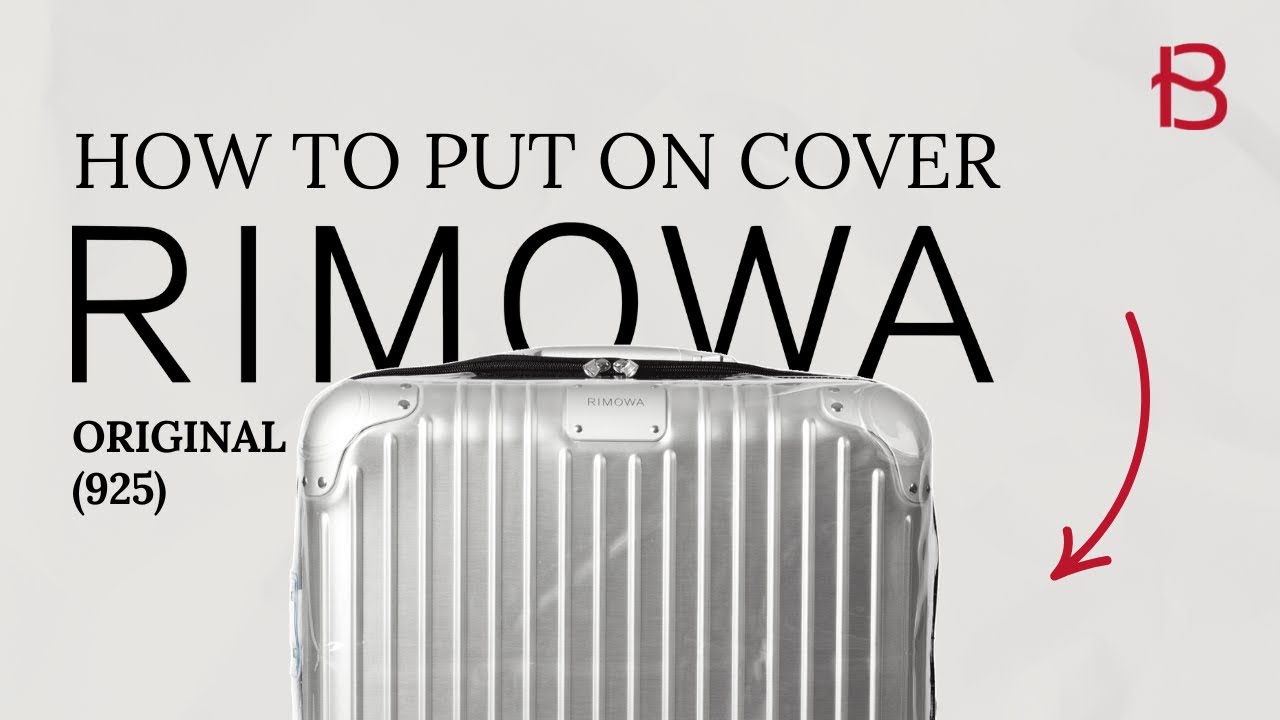 RIMOWA Transparent Luggage Cover How To Put On YouTube