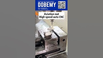 Auto CNC Drilling machine #aviation nut Fittings Inclined