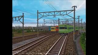 新VRM3★さよなら103系スーパー大窓4色編成揃い踏み