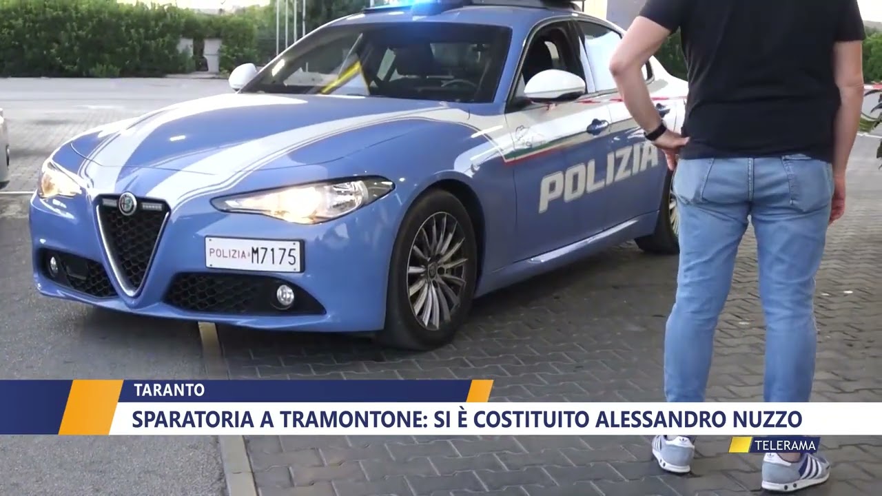 Taranto, sparatoria a Tramontone: si è costituito Alessandro Nuzzo