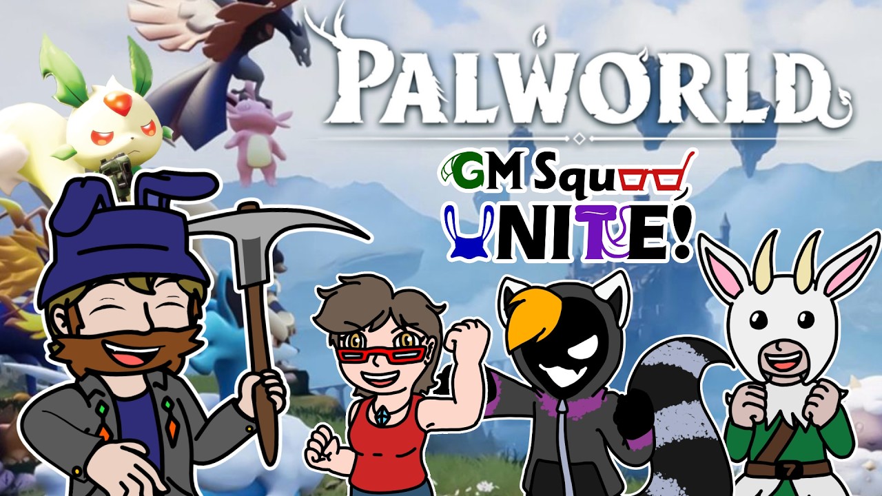Palworld and the 4 kingdoms with friends