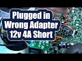 Focusrite Scarlett Audio Interface Repair - Customer plugged in 24v instead of 12v.