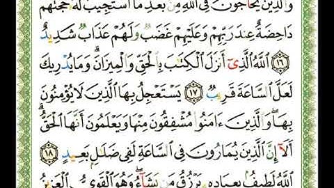 سورة الشورى 42 - 114  شيرزاد عبد الرحمن طاهر - قراءة مرتلة