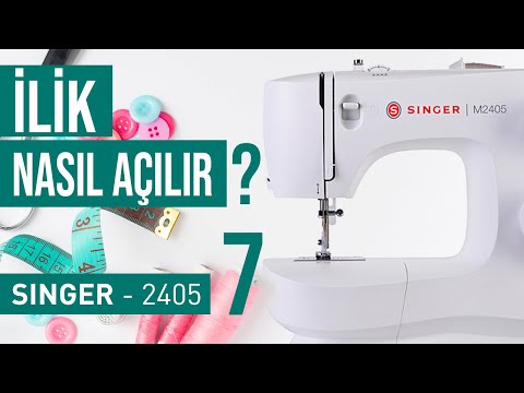 Singer 2405 Dikiş Makinesi | Bölüm 7 - İlik Açma - İlik Aparatı Kullanımı