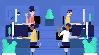 Animated Explainer Video Botcentral designed to portray business message smartly