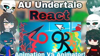 AU Undertale React Animation VS Animator (@alanbecker) Gacha Club