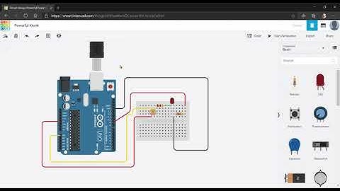 Controlling LED using photoresistor with Arduino and TinkerCad Simulator