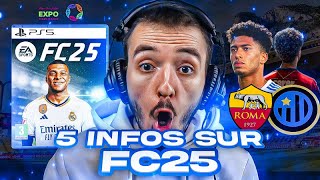 Les 5 INFOS OFFICIELLES sur EA SPORTS FC 25 !