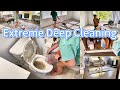Extreme Deep Cleaning Motivation | Living Room & Playroom Reset | Cabinet Organization