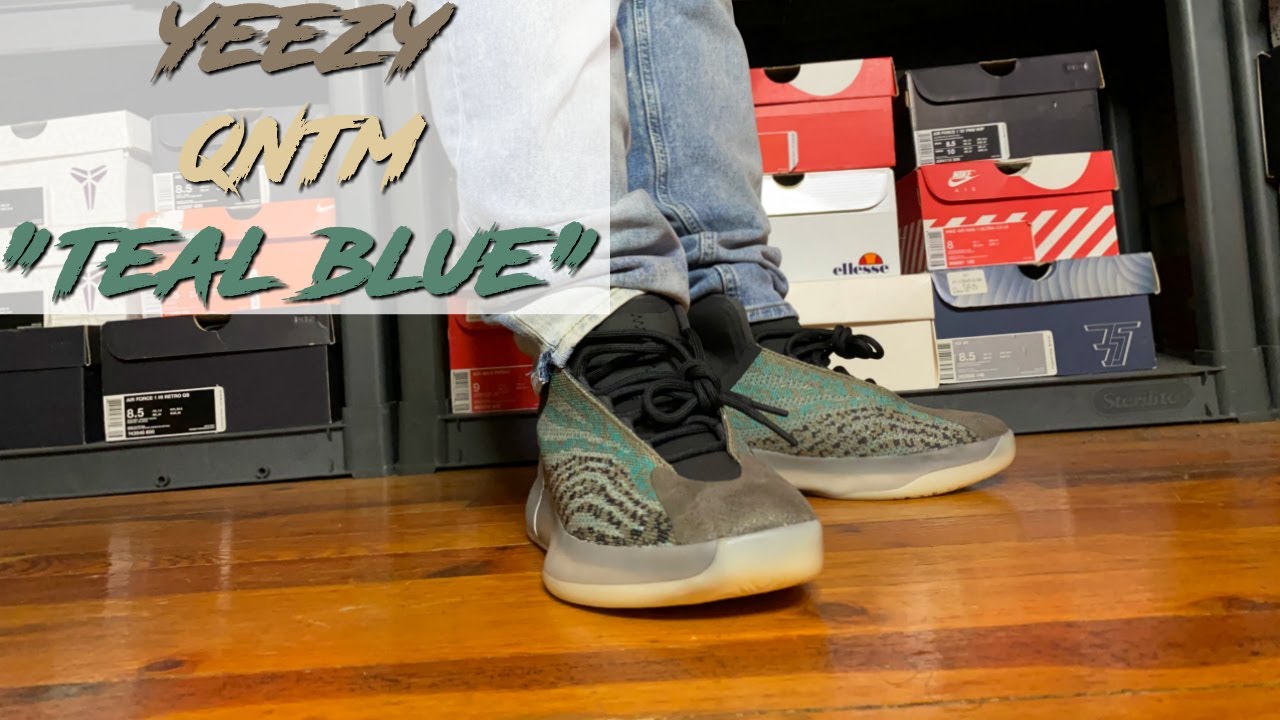 adidas yeezy qntm teal blue