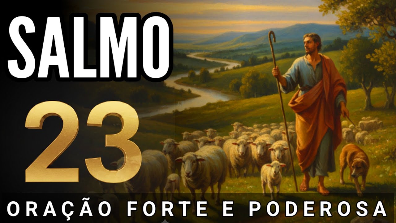Ouça o Salmo 23 Antes de Sair de Casa: Para Abrir Caminhos e Receber Favor.ORAÇÃO DA MANHÃ Salmo 23.