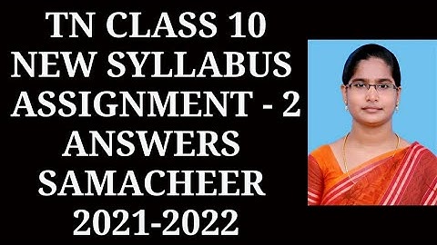 10th maths Assignment-2 Answers 2021-2022|Kalvi Tv|unit-2 Numbers and Sequences One plus One channel