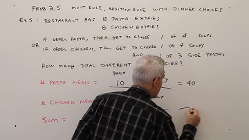Prob 2.5--Multiplication Rule and Dinner Options