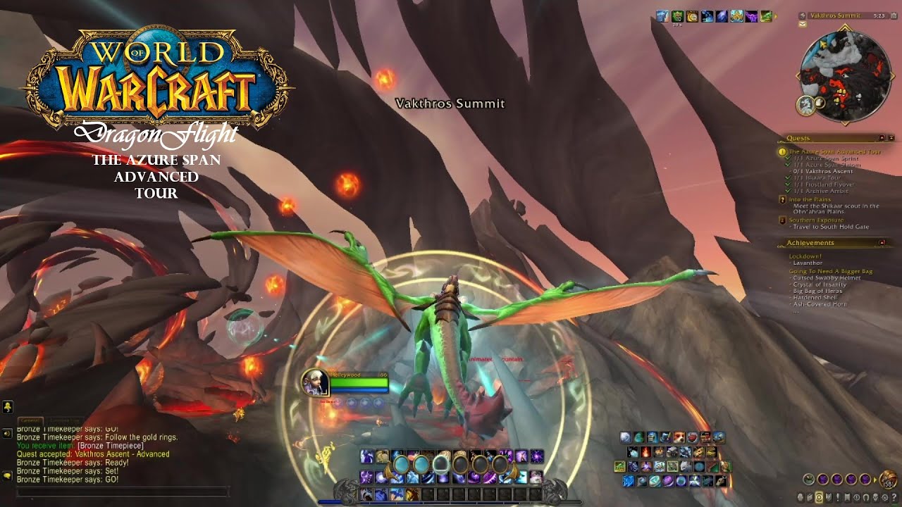 WoW Dragonflight The Azure Span Advanced Tour