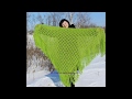 МК № 3 Узор для шали крючком (crochet shawl pattern)