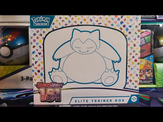 pokemon 151 booster box snorlax Pokmon TCG Elite Trainer (ETB) Charizard ex Pokmon Scarlet & Violet 151