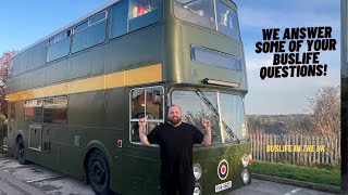 We Answer Your Bus Life Questions! by Six In A Bus 247 views 7 months ago 5 minutes, 55 seconds