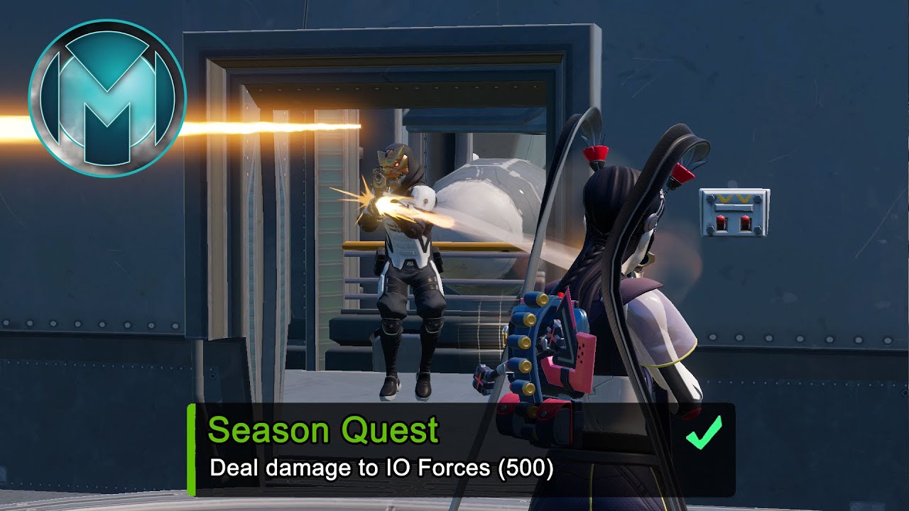 Deal damage to IO Forces Fortnite, Season Quest Fortnite Week 1 YouTube