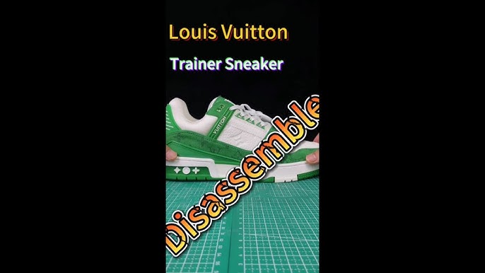 Louis Vuitton Trainer Green Mesh – Creta Sneakers