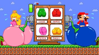 Mario Choosing the IDEAL BUTT from the Vending Machine | Game Animation