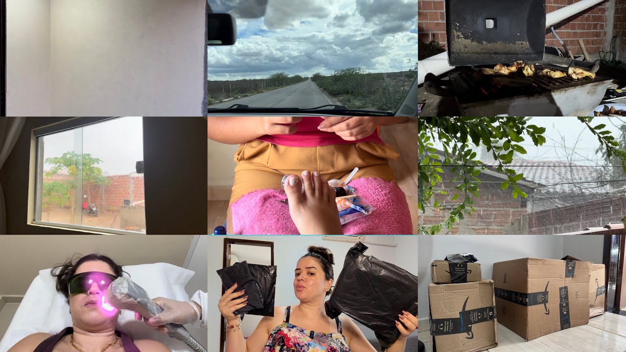 VLOG: NOVIDADES EM CASA,CHUVA,COMPRINHAS,PASSEIO,FIZ AS UNHAS,CHURRASCO,DEPILAÇÃO A LASER E MAIS