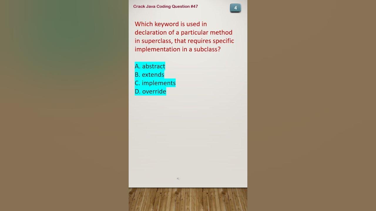 #47 tricky java question and answer, java assessment questions with ...