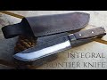 Knifemaking &amp; Leatherworking - Forging an Integral San Mai Frontier Knife