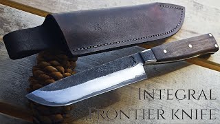 Knifemaking & Leatherworking - Forging an Integral San Mai Frontier Knife