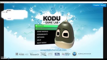 Using Kodu - How to add a terrain and a character to your game