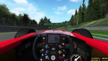 rFactor Formula1 CTDP 2006 Lap around Spa with Schumacher