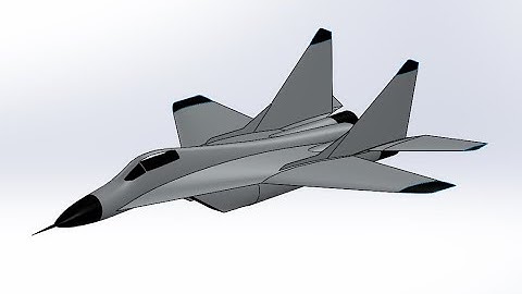 SolidWorks Tutorial  | Fulcrum | Mikoyan Mig-29