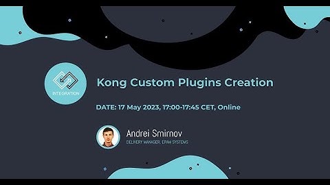 Kong custom plugins creation