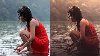 photoshop Tutorial: Soft Sunlight Dramatic Color Effect in Photoshop screenshot 2