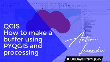 How to make a buffer using PYQGIS and processing algorithms - QGIS