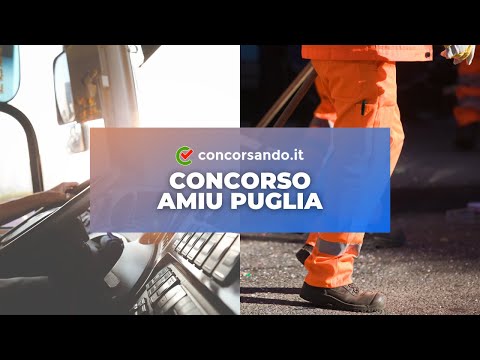 Concorso AMIU Puglia – 840 idonei con graduatoria – Terza media richiesta