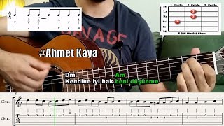 Ahmet Kaya - Kendine İyi Bak/Solo-Akor-Arpej Nasıl Çalınır/Gitar dersi