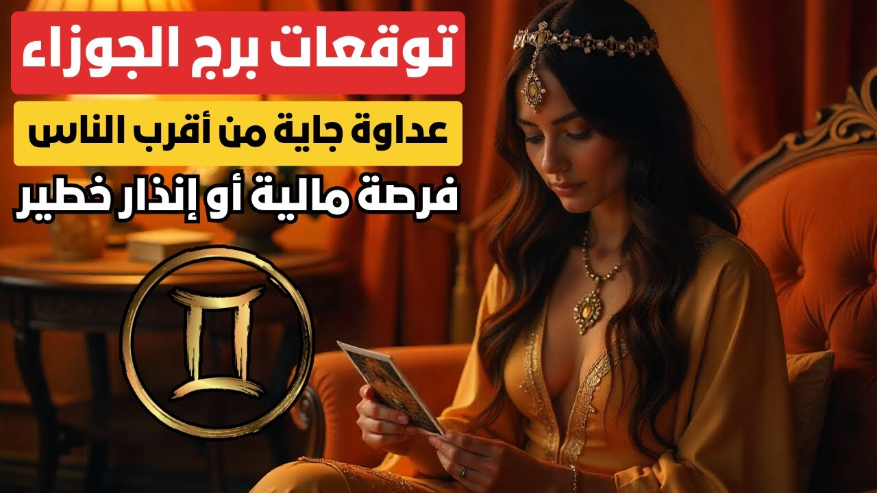 توقعات برج الجوزاء ♊ خطر بيهدد نجاحك 🤯 غيرة وحقد 💔 وشخص قريب يمثل انه صديق 😈