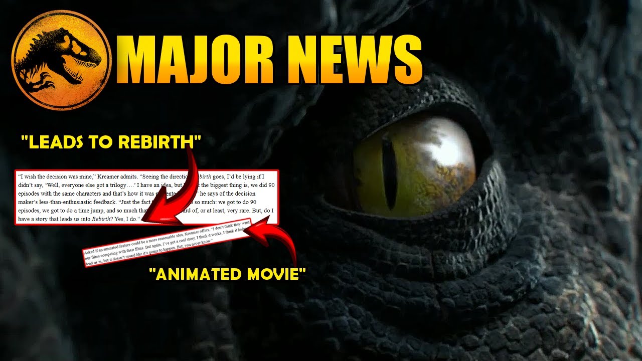SEASON 4 LEADS TO REBIRTH, ANIMATED MOVIE & MORE! - Jurassic World Chaos Theory
