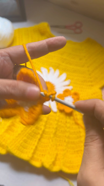 Crochet flower 🌺 #shortsvideo