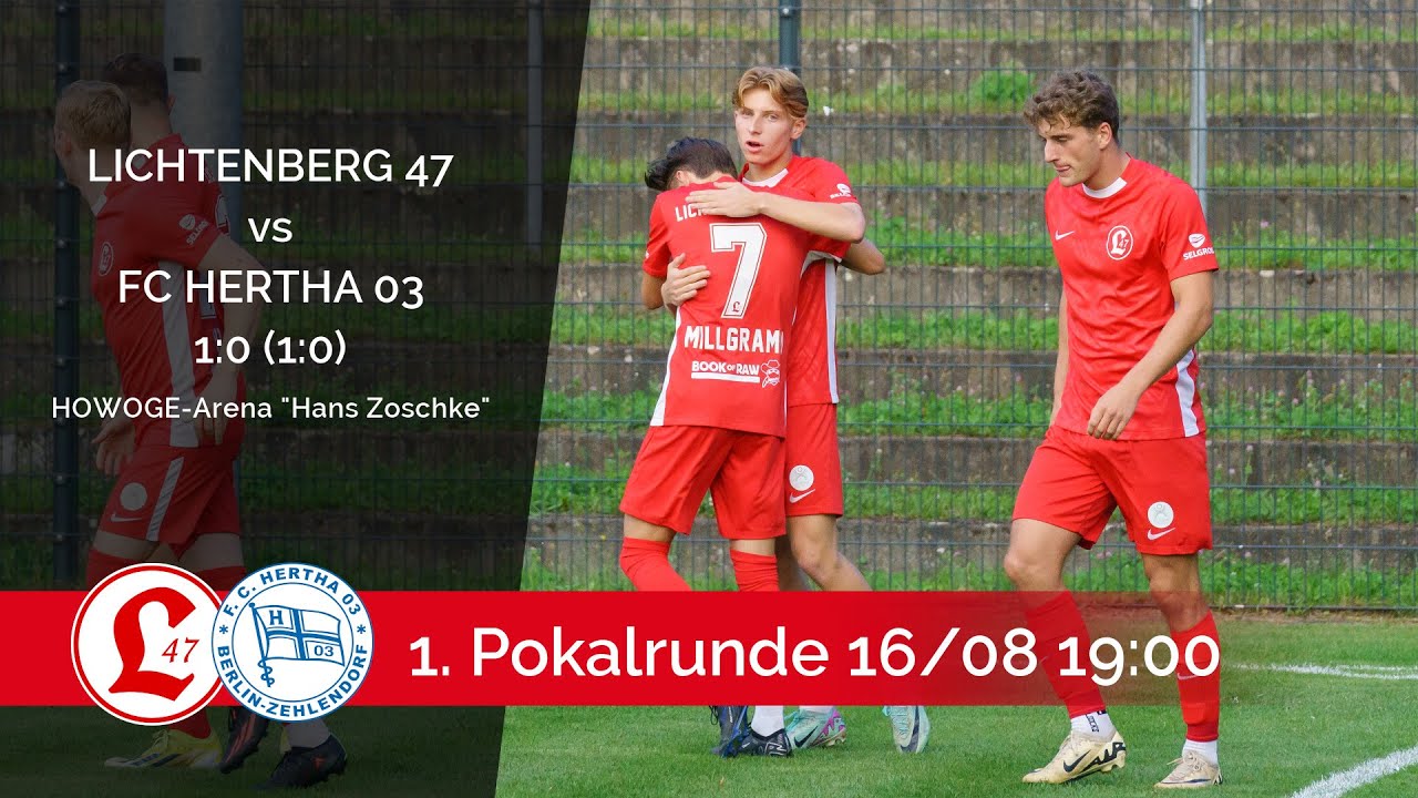 Spielszenen Lichtenberg 47 - FC Hertha 03