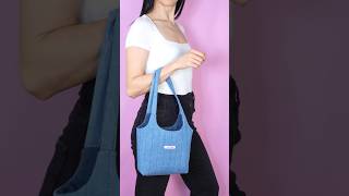 30 minute Tote Bag from Old Jeans Miarti🪡🧵✂️ 👜