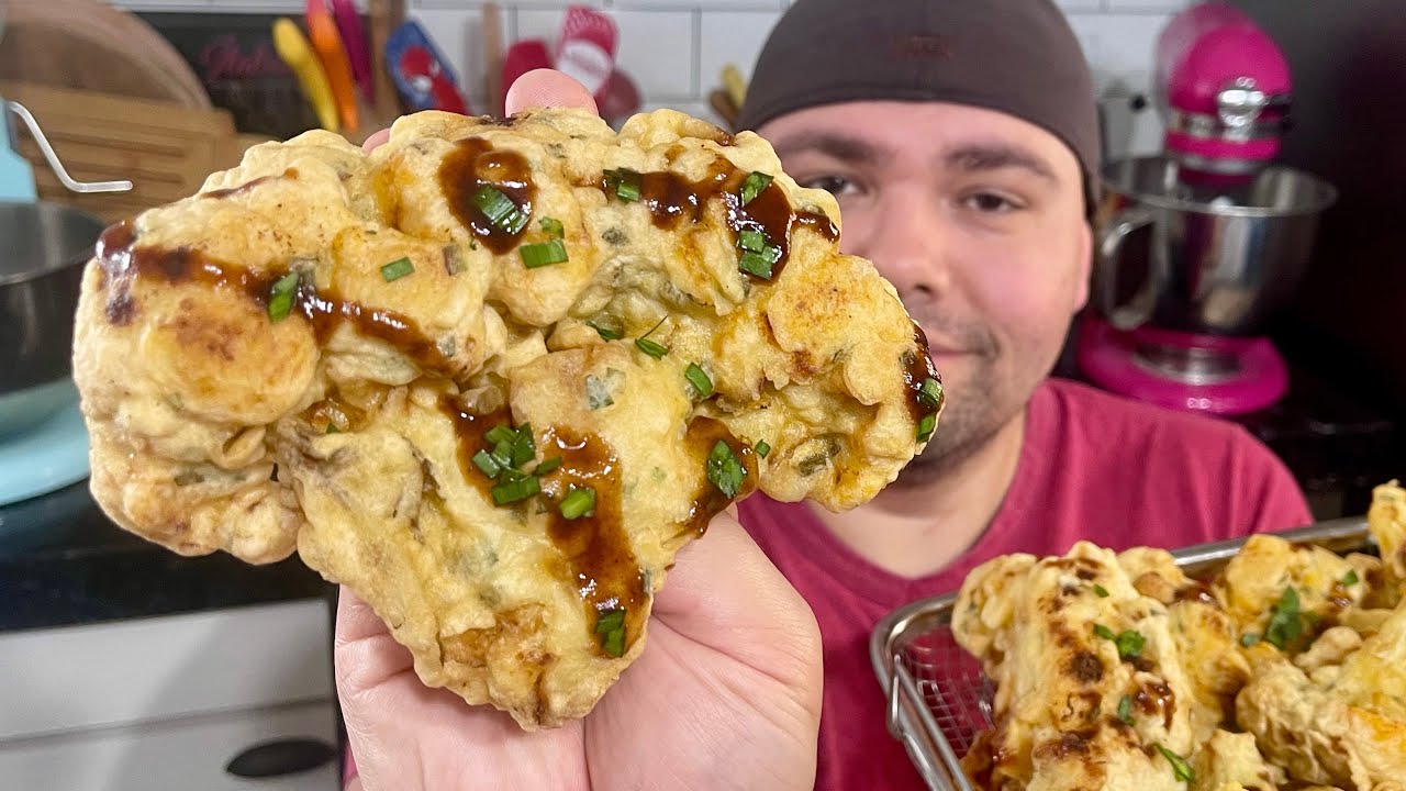 O FAMOSO TEMPURÁ DE COUVE FLOR DA MINHA VÓ JAPONESA - O MELHOR DO MUNDO