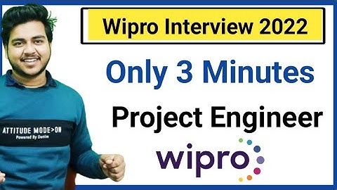 WIPRO ELITE 2022 | Wipro Interview Experience | Only 3 Minutes  | Interview Preparation