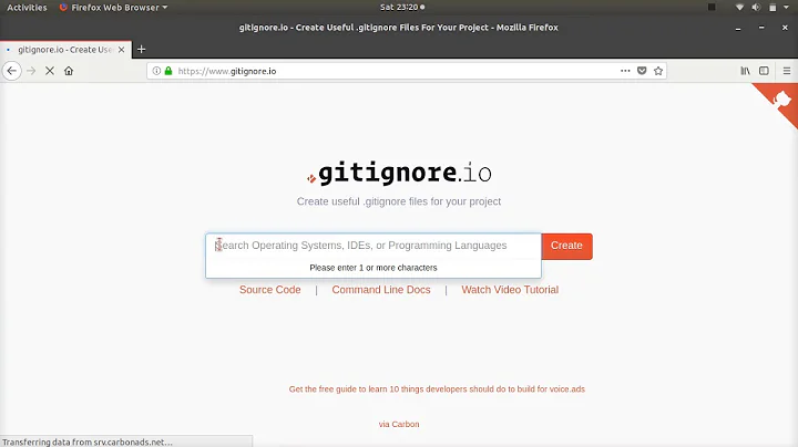 25. website #2 - gitignore file (django 2 in hindi)