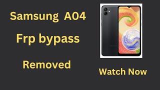 Samsung A04 frp bypass done ✔ 👌