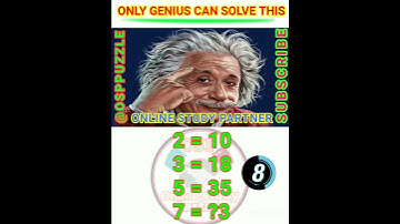are you solve this | math puzzle only for genius | brain test #shorts #viral #maths #osppuzzle