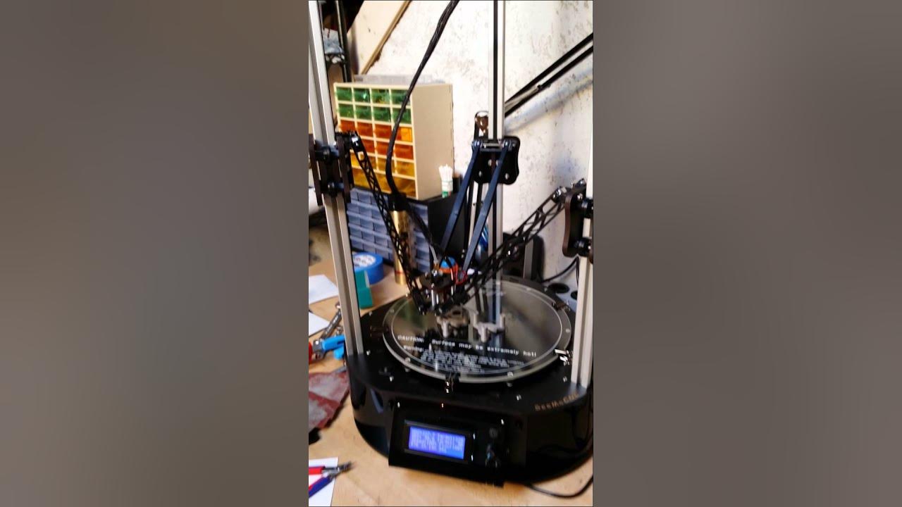 Seemecnc Rostock Max V2 E3D V6 Head printing YouTube