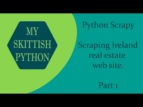 Scraping Ireland real estate portal myhome.ie Pt1 | Python | Scrapy