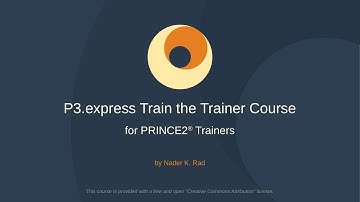 P3.express Train the Trainer Course for PRINCE2﻿® Trainers